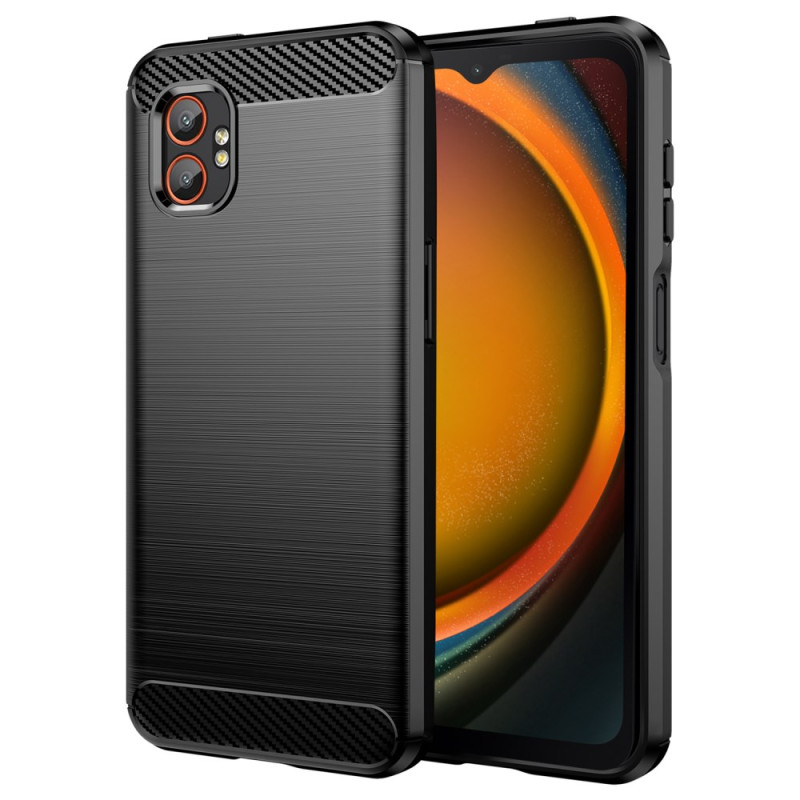 Samsung Galaxy XCover 7 Pro harjattu hiilikuitu suojakuori