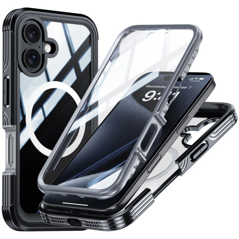 Magneettinen iPhone 16 suojakuori
, jossa on panssarilasi
näytönsuojus
