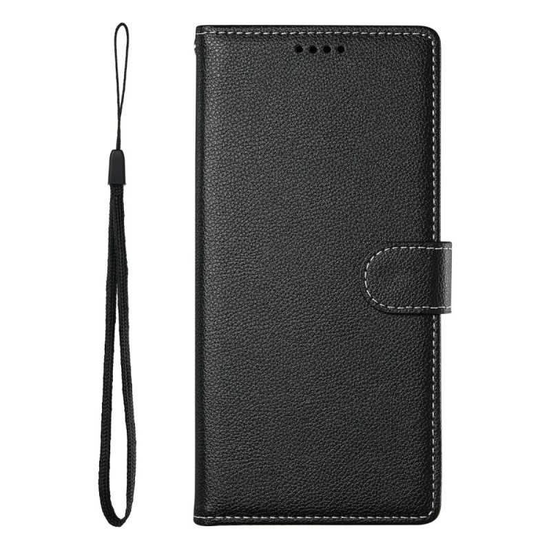 Poco F7 Cover Plain Leather Effect