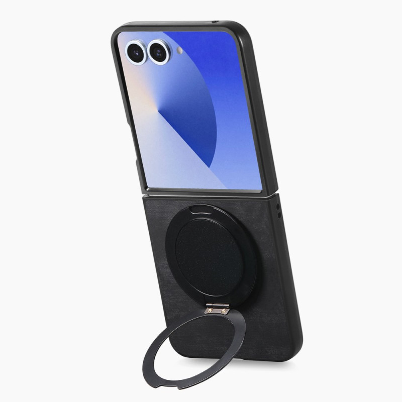 Samsung Galaxy Z Flip 7 nahkatehosteinen suojakuori
, jossa on 360° pyörivä tuki