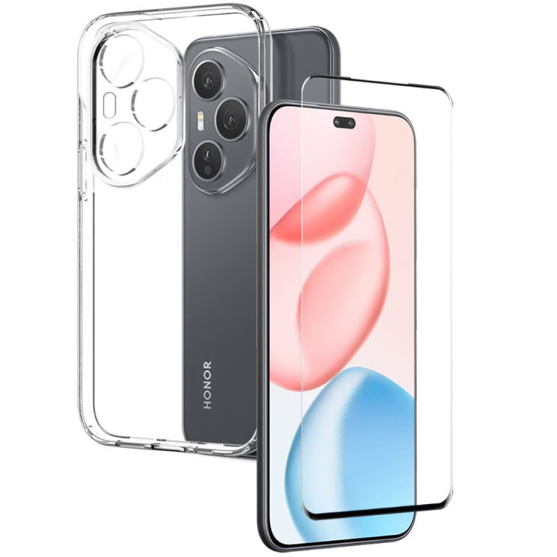 Honor 400 Pro läpinäkyvä suojakuori
, jossa on näytön suojaus