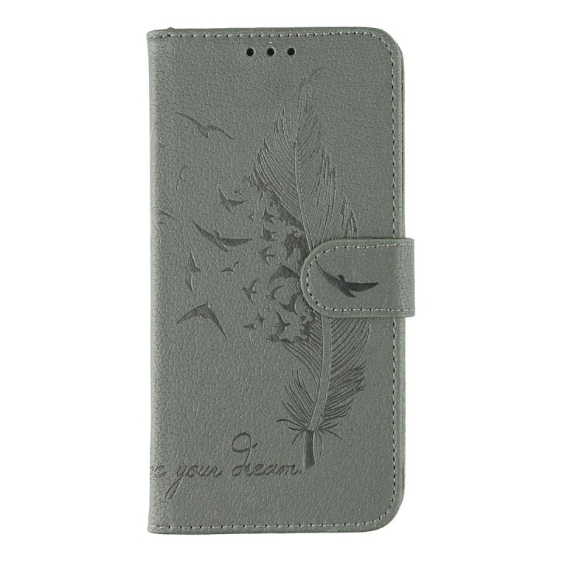 Housse Poco C71 Empreinte Plume