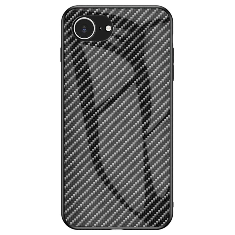 Coque iPhone 16E Verre Trempé Fibre Carbone