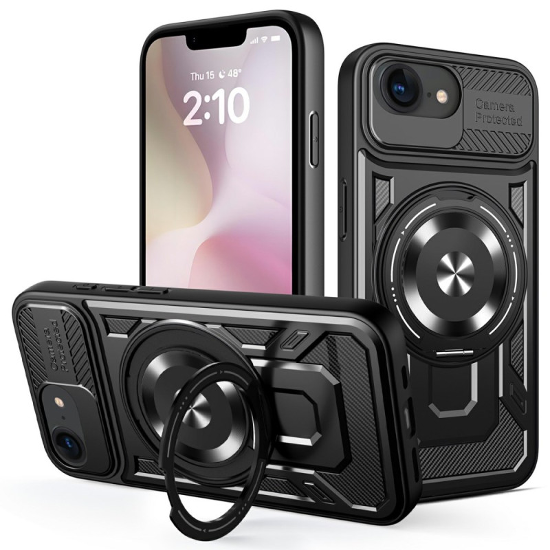 Coque iPhone 16E Magnétique avec Support Rotatif
