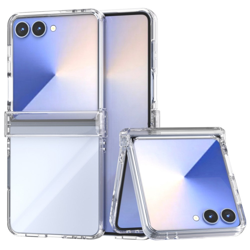 Samsung Galaxy Z Flip 7 läpinäkyvä suojakuori
