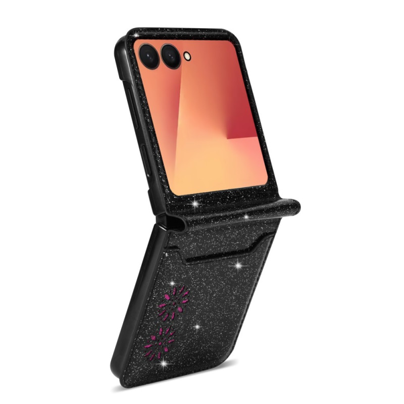 Samsung Galaxy Z Flip 7 Paljetti
 kortti suojakuori
