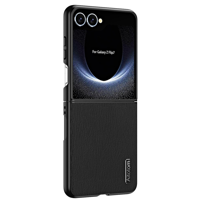 Samsung Galaxy Z Flip 7 puukuvioinen suojakuori
