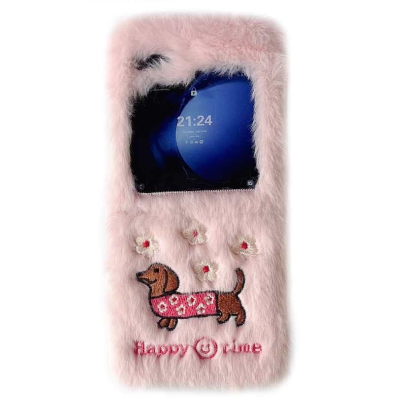Samsung Galaxy Z Flip 7 FE / Z Flip 6 Mäyräkoira suojakuori