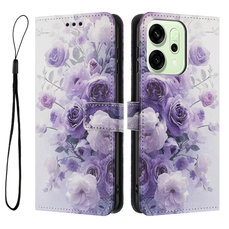 Suojakuori
 Oppo Reno 14 5G / 14F 5G Kukat Violetti