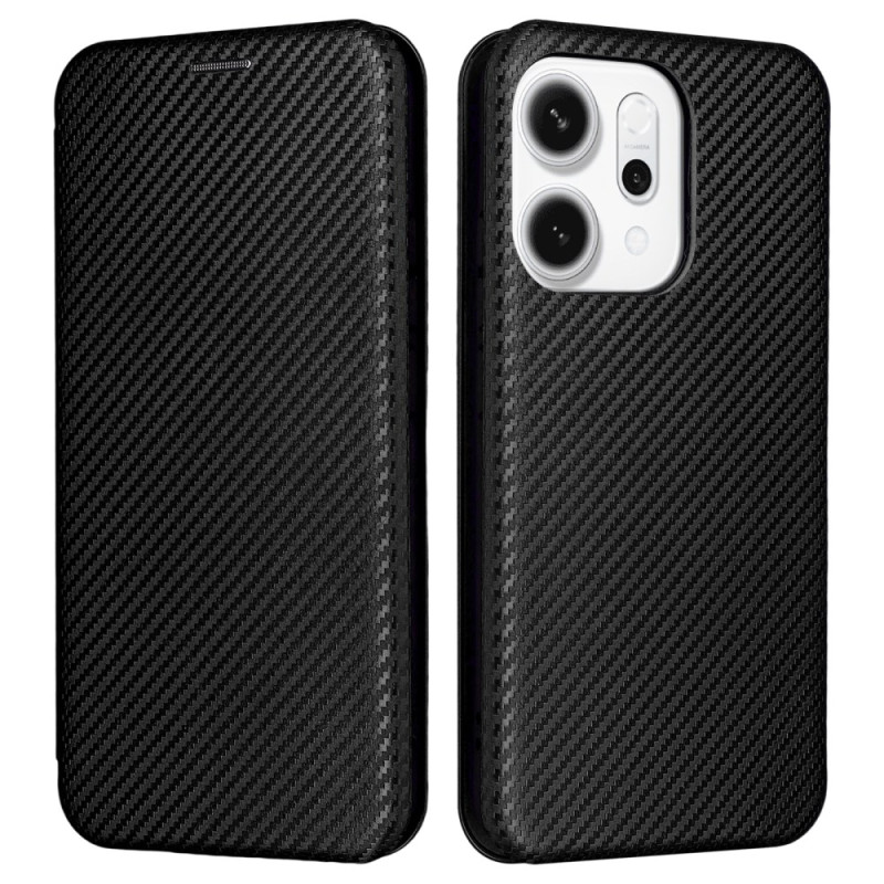 Flip Cover Oppo Reno 14 5G Hiilikuitukankaat