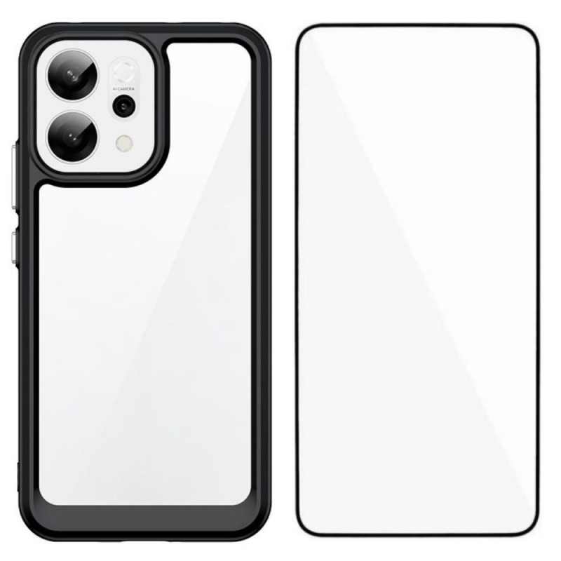 Oppo Reno 14 5G Hybridikotelo näytönsuojalla varustettuna