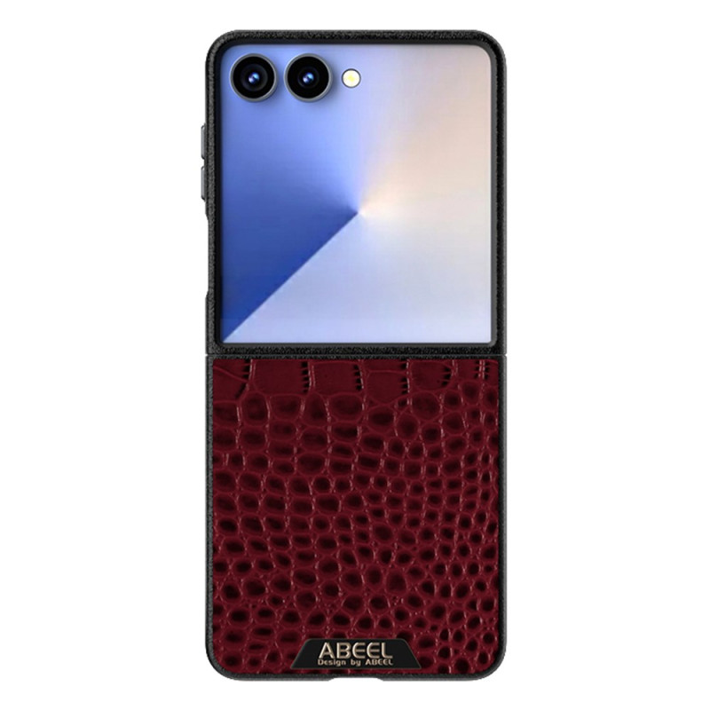 Coque Samsung Galaxy Z Flip 7 Compatible MagSafe Texture Crocodile ABEEL
