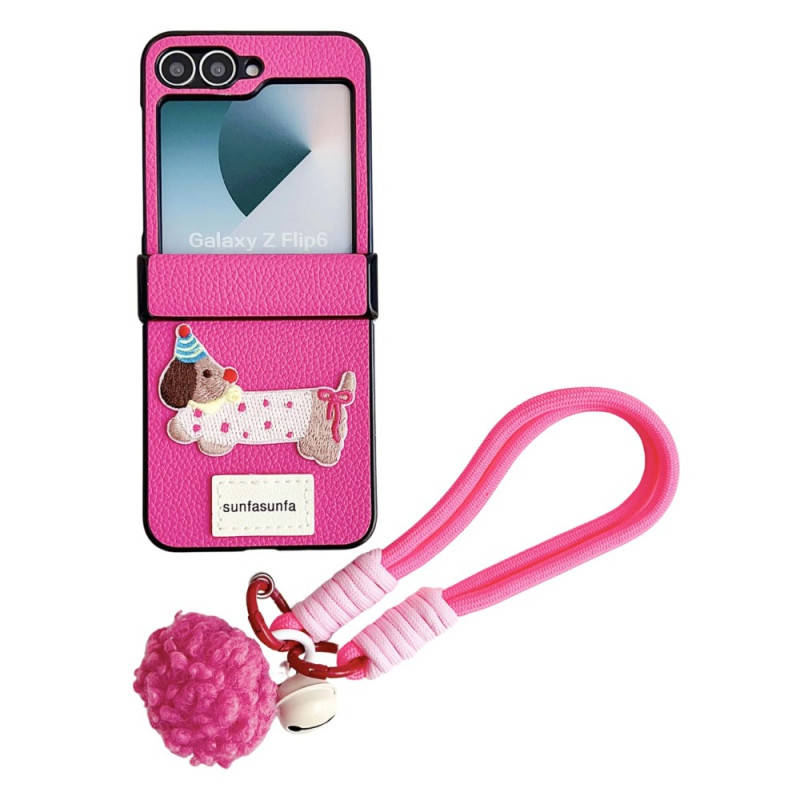 Samsung Galaxy Z Flip 7 FE / Z Flip 6 Design Fun Suojakuori
, jossa kantolenkki