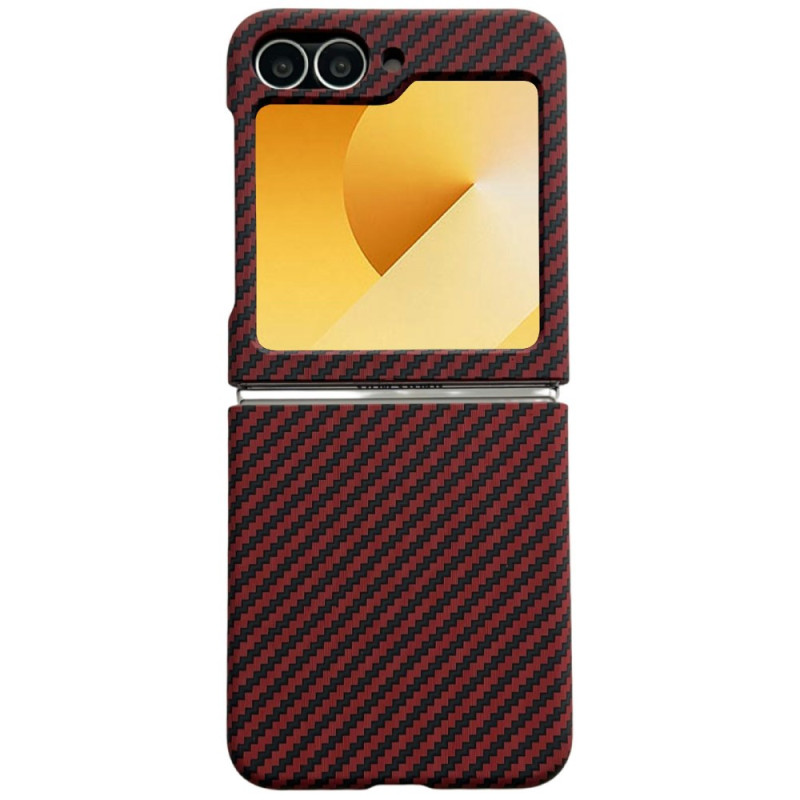 Samsung Galaxy Z Flip 7 FE / Z Flip 6 Magneettinen suojakuori
 Hiilikuitu tekstuuri