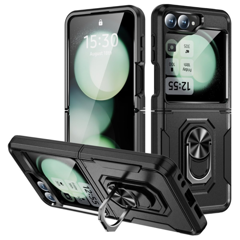 Samsung Galaxy Z Flip 7 FE / Z Flip 6 Kova suojakuori
 tukirenkaalla varustettuna