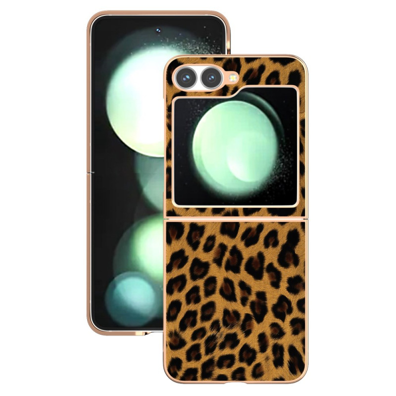 Samsung Galaxy Z Flip 7 FE / Z Flip 6 Leopard Design Suojakuori
