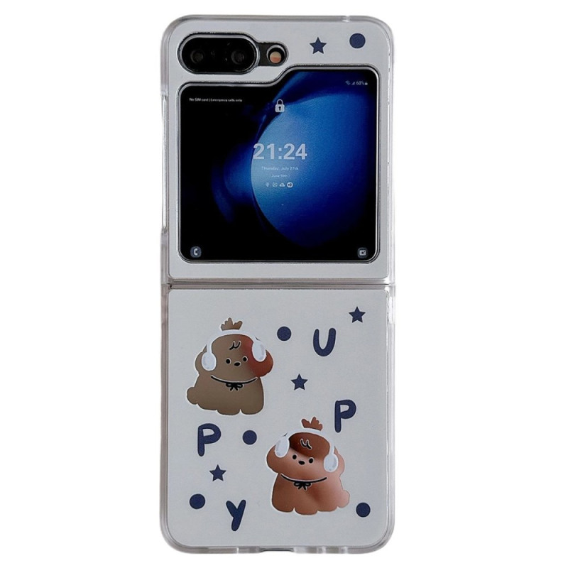 Samsung Galaxy Z Flip 7 FE / Z Flip 6 Koira tai kissa Suojakuori
 hihnalla