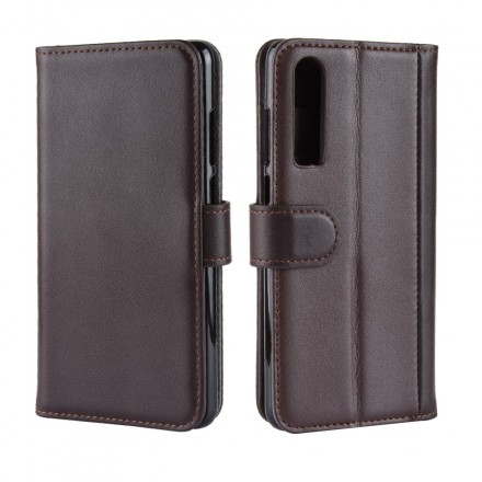 Housse Huawei P30 Cuir Fendu