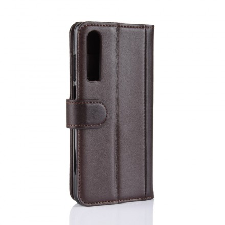 Housse Huawei P30 Cuir Fendu