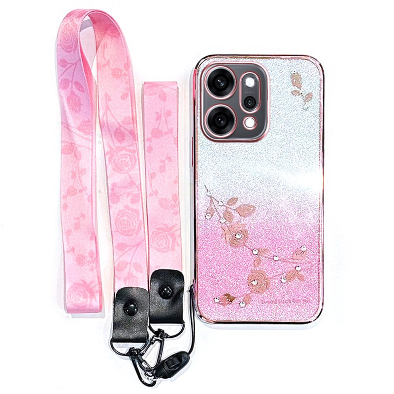 Oppo Reno 14 Pro 5G Shell Kukkia Strassikivi
