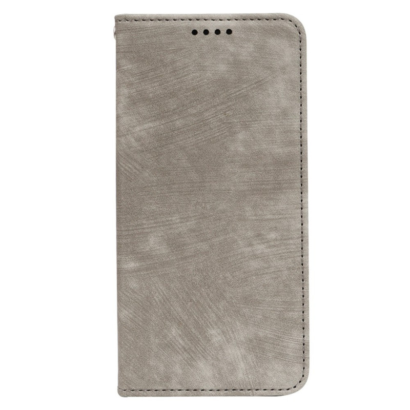 Flip Cover Oppo Reno 14 F 5G Vintage mokkanahka vaikutus