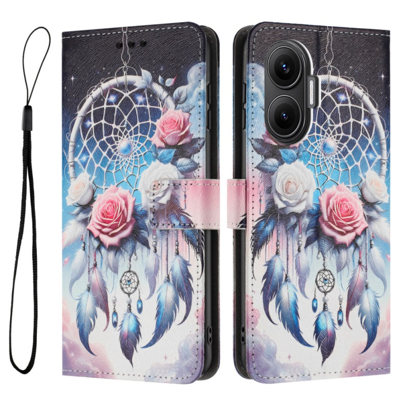 Poco F7 kukkakuvioitu Dreamcatcher kansi