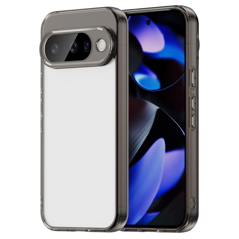 Google Pixel 10 / 10 Pro läpinäkyvä kuori metallireuna