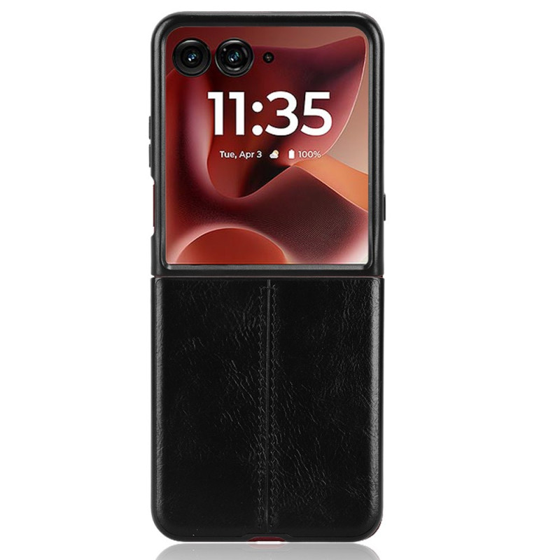 Kansi Motorola Razr 60 Ultra Leatherette Couture -nahkakangas