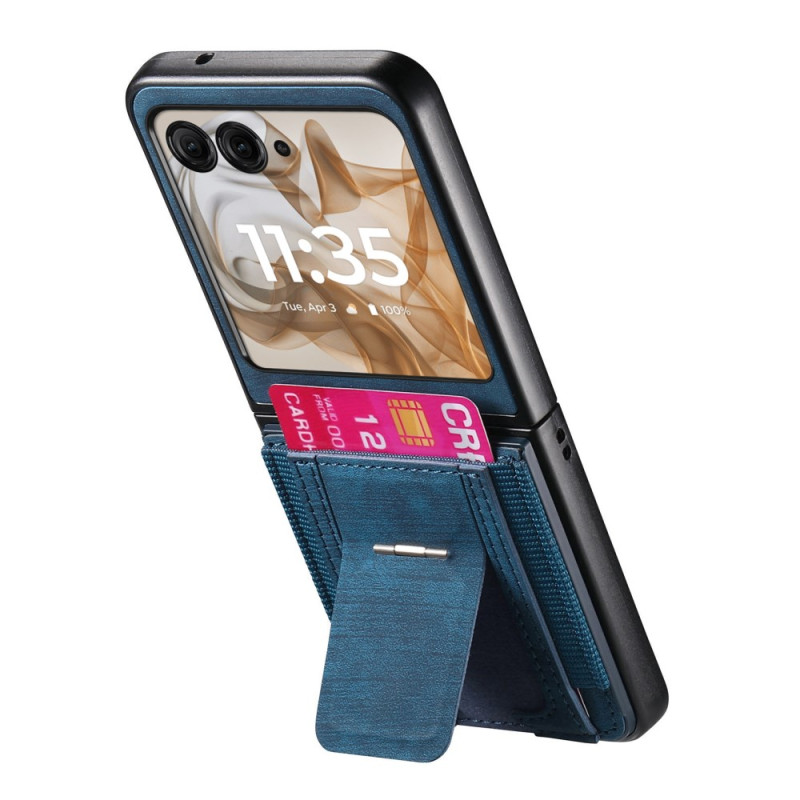 Kansi Motorola Razr 60 Effet Daimet tuki ja kortinpidin