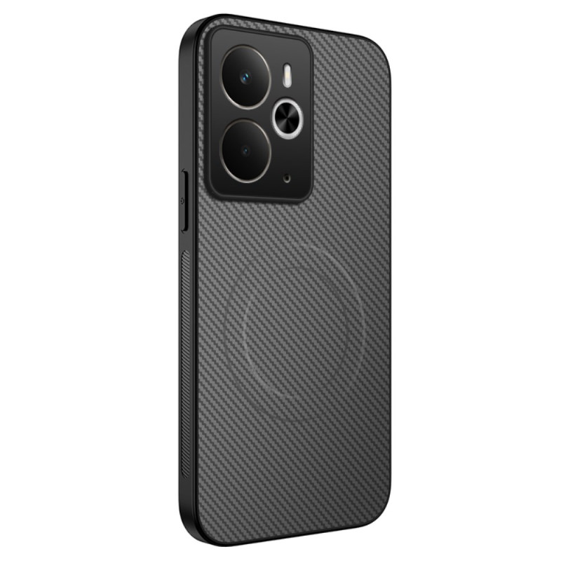 Realme 14 5G MagSafe-yhteensopiva hiilikuituinen suojakuori
