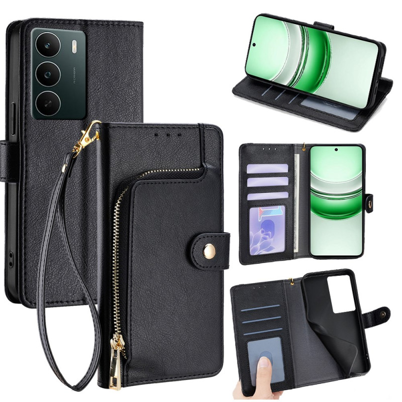 Realme C71 vetoketjullinen lompakkokotelo