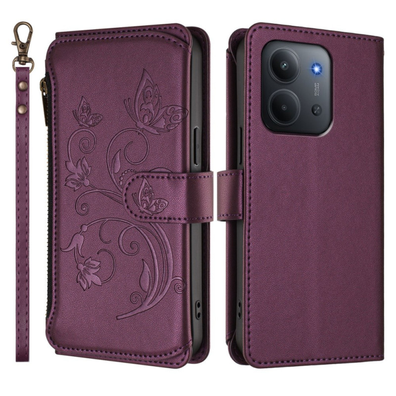 Xiaomi Redmi 15C 4G kukkakuvioitu RFID Protection Suojakuori
