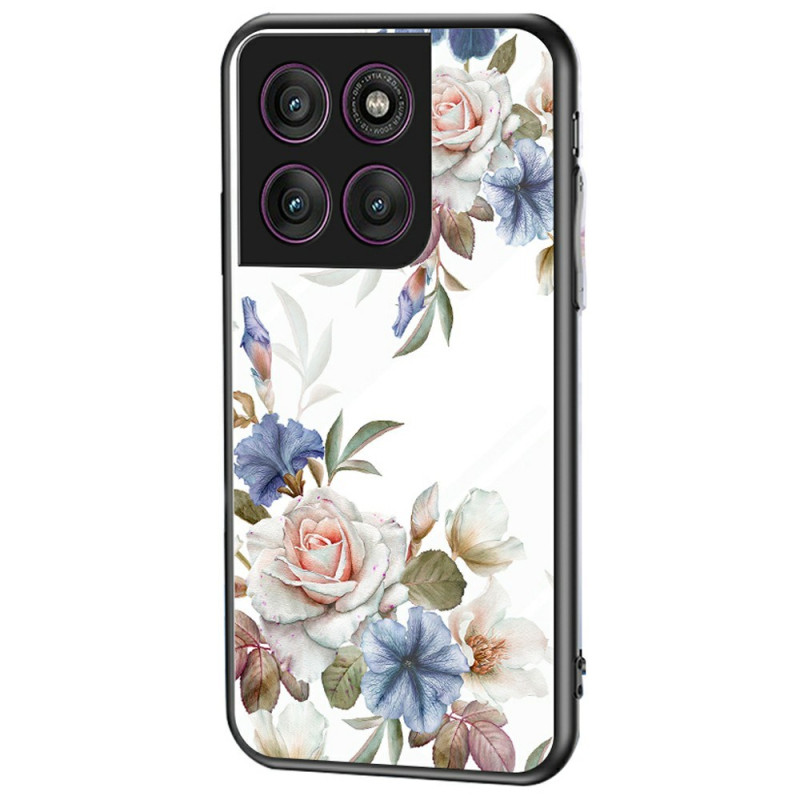 Kansi Motorola Edge 60 Pro panssarilasi
 kukkakuvioitu