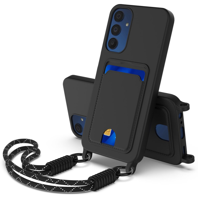 Samsung Galaxy A05s Liquid Silikoni kantonauha
 suojakotelo
 korttitasku
 kanssa