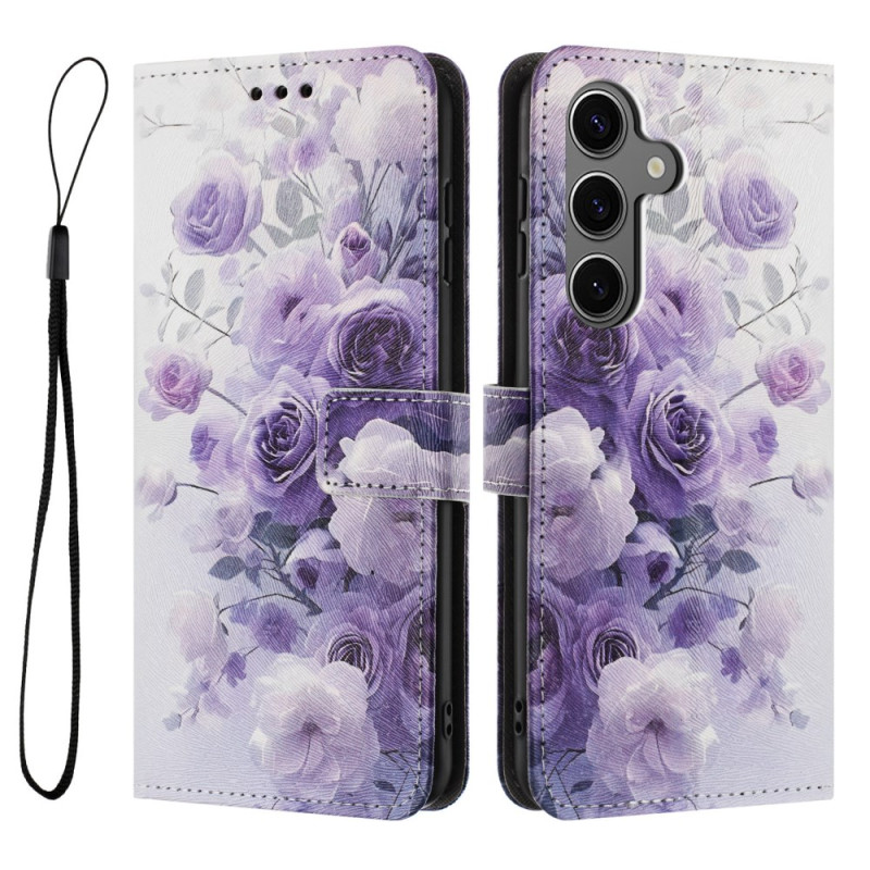 Samsung Galaxy S25 FE suojakuori
 violetti ruusuja