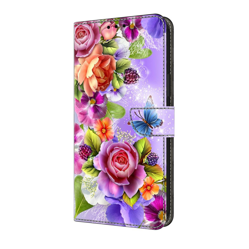 Samsung Galaxy S25 FE kukkakuvioitu värinen suojakuori