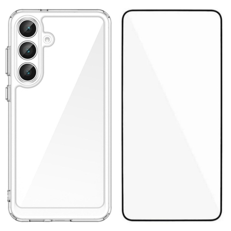 Samsung Galaxy S25 FE Kirkas suojakuori
, jossa on näytönsuojain