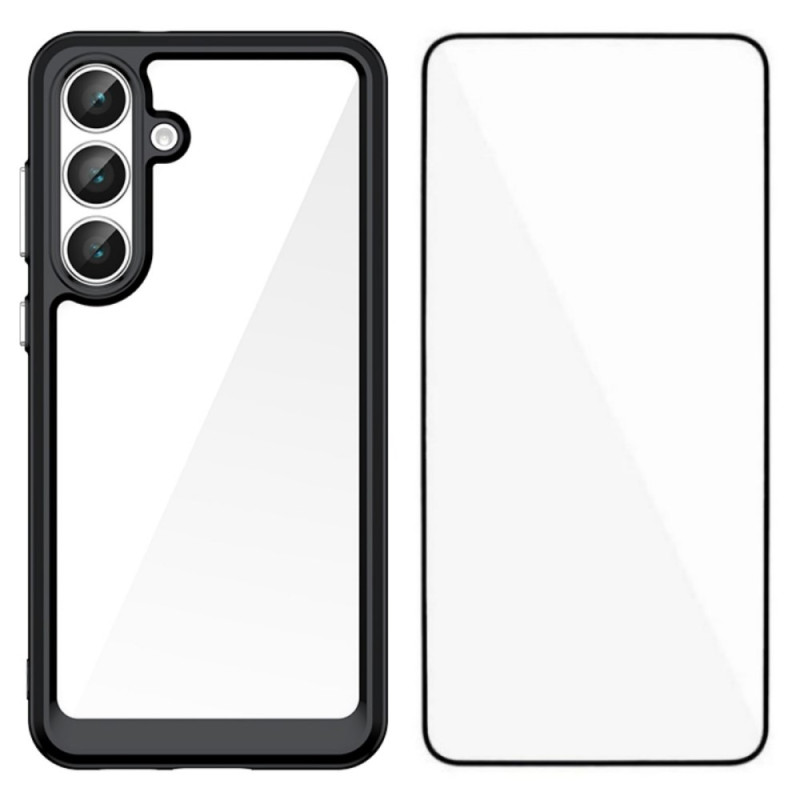 Samsung Galaxy S25 FE Hybridikotelo ja näytönsuojaus