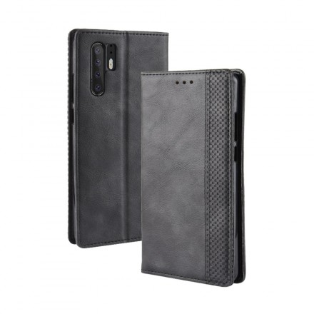 Flip Cover Huawei P30 Pro Vintage Leather Effect Tyylikäs nahkaefekti