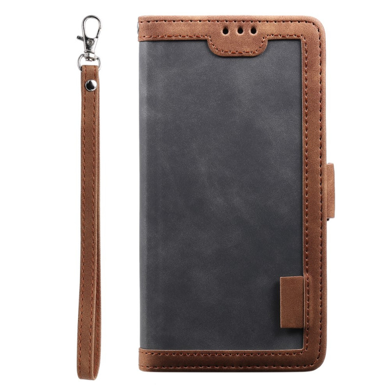 Housse Samsung Galaxy S25 FE Portefeuille RFID à Lanière