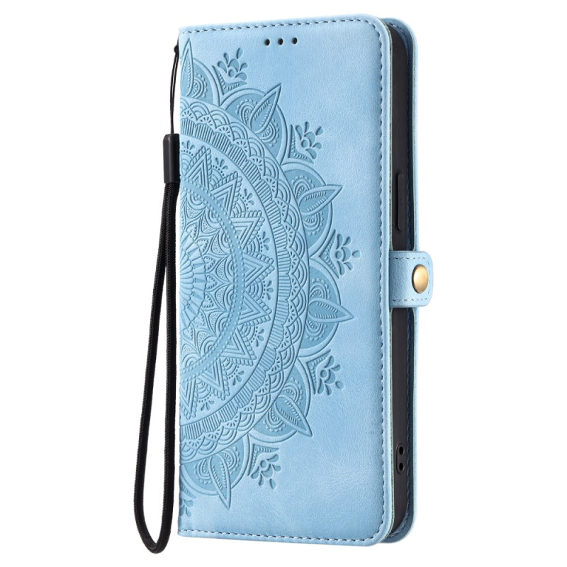 Housse Samsung Galaxy S25 FE Effet Daim Mandala
