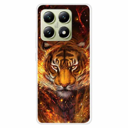 Coque Xiaomi 14T Tigre en Feu