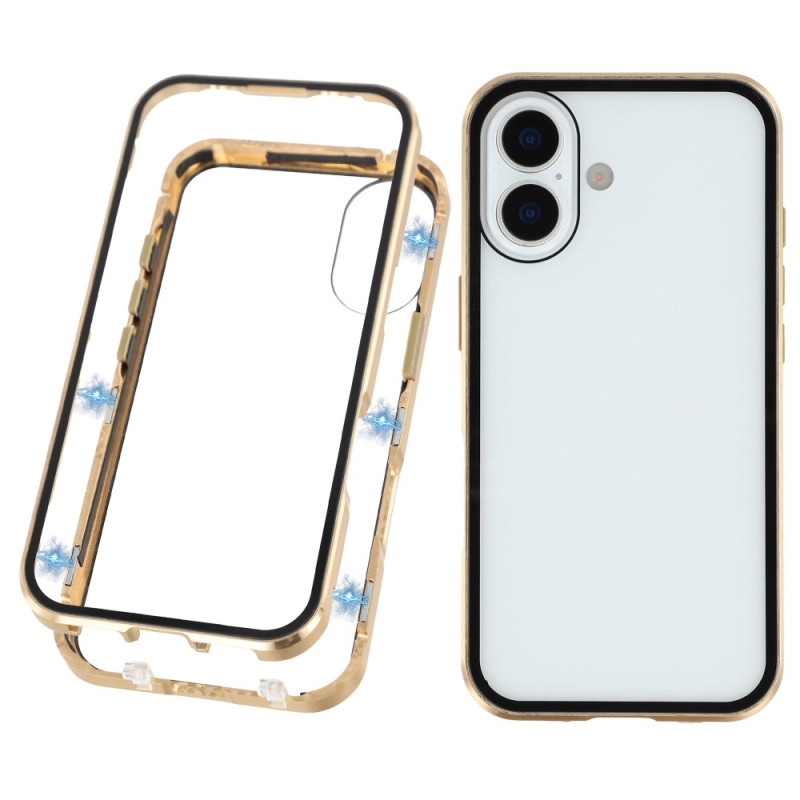 iPhone 17 Double Face panssarilasi
 suojakuori
 magneeteilla