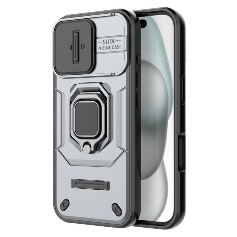 Coque iPhone 17 Ring Résistante avec Protecteur Caméra