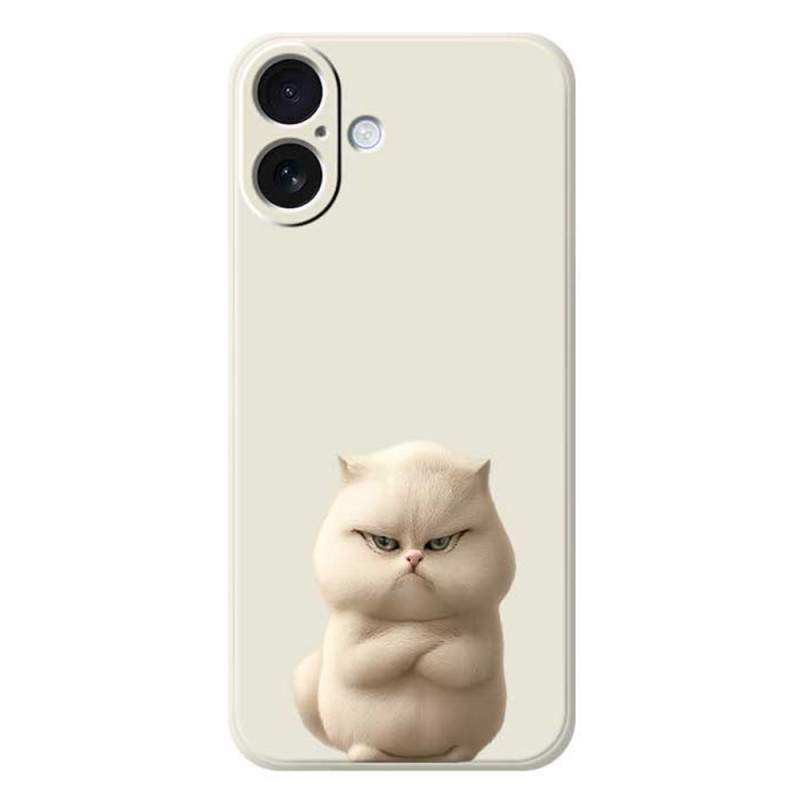 Suojakuori
iPhone 17 nestemäinen silikoni vihainen kissa