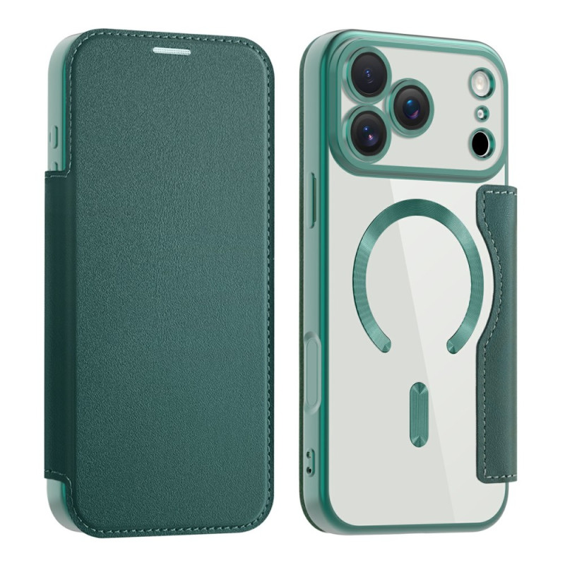 MagSafe-yhteensopiva iPhone 17 Pro Flip Cover RFID-lukolla varustettuna