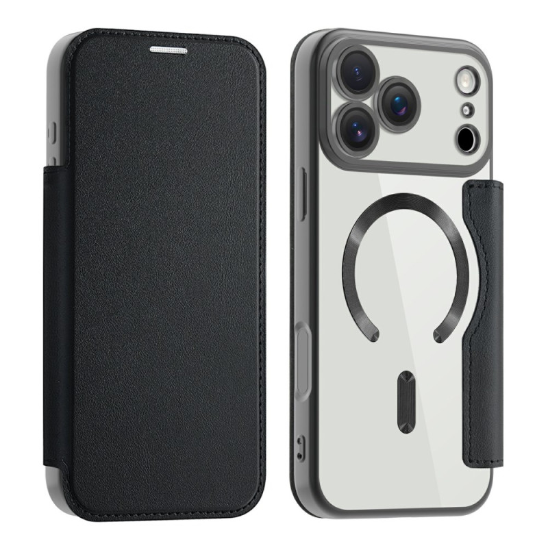 MagSafe-yhteensopiva iPhone 17 Pro Flip Cover RFID-lukolla varustettuna