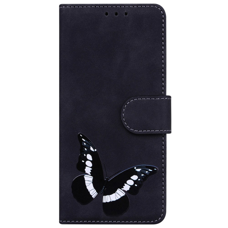 Housse Xiaomi Redmi 15C 4G Effet Daim Papillon