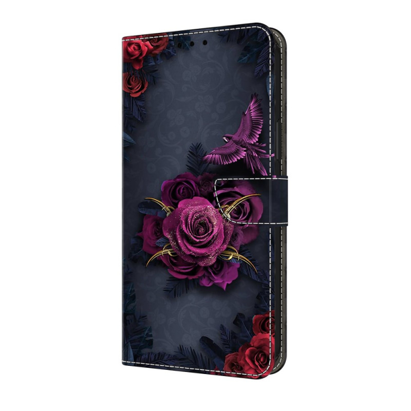 Kansi Google Pixel 10 / Pixel 10 Pro Kukkakuvio Violetti