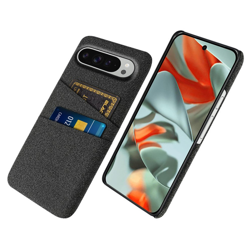 Coque Google Pixel 10 Pro XL Tissu Porte-cartes